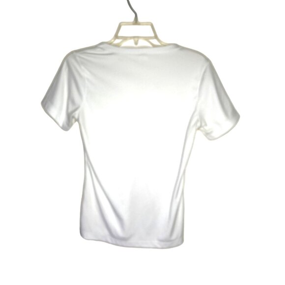 Sport-Ter Ladies Small White Short Sleeve T-Shirt 87G - Picture 2 of 6